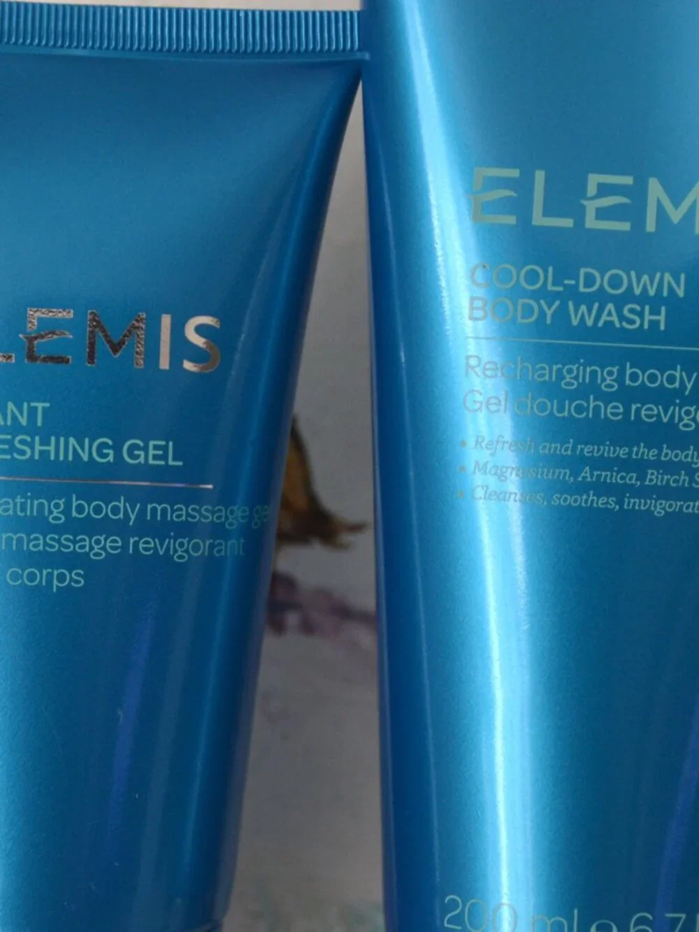 NEW 2 pc ELEMIS Cool-Down Body Wash 6.7oz & Instant Refreshing Gel 5oz